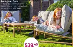 Coppelmans Loungeset Sapa aanbieding
