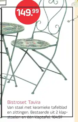 Coppelmans Bistroset Tavira aanbieding