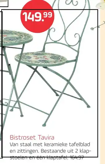 Coppelmans Bistroset Tavira aanbieding
