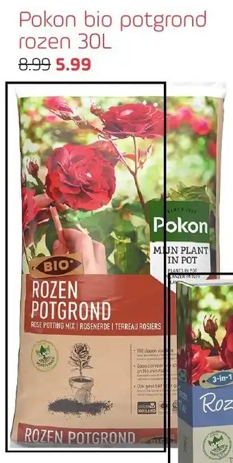 Coppelmans Pokon bio potgrond rozen aanbieding