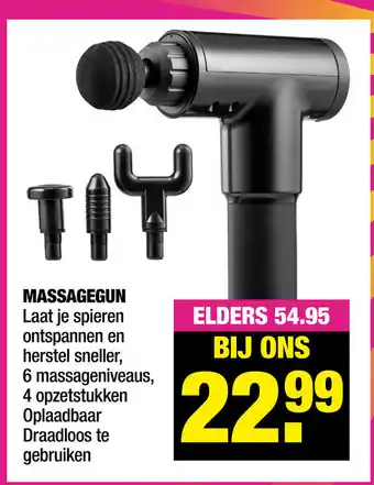 Big Bazar Massagegun aanbieding