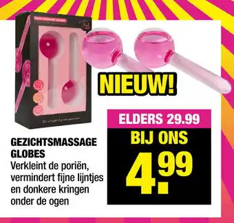 Big Bazar Gezichtmassage globes aanbieding