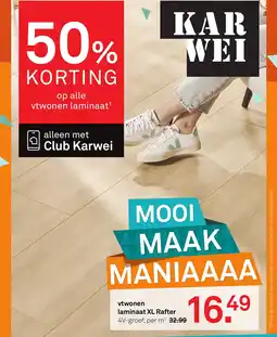 Karwei vtwonen laminaat XL Rafter aanbieding