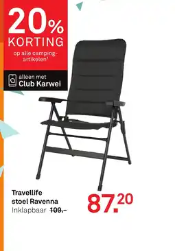 Karwei Travellife stoel Ravenna aanbieding