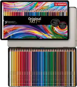 Amazon Premium kleurpotlood - STABILO Original - metalen etui met 38 stuks - met 38 verschillende kleuren aanbieding