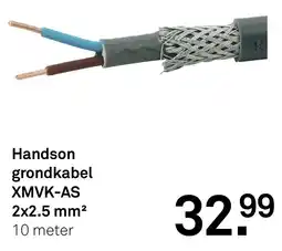 Karwei Handson grondkabel XMVK-AS 2x 2.5 mm² aanbieding