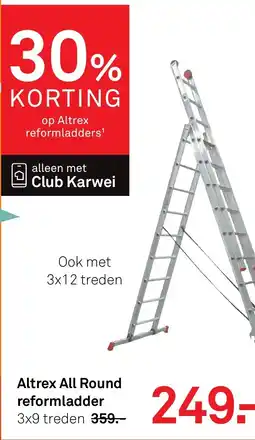 Karwei Altrex All Round reformladder aanbieding
