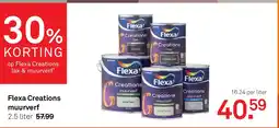 Karwei Flexa Creations muurverf aanbieding