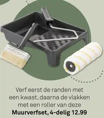 Karwei Muurverfset, 4 delig aanbieding