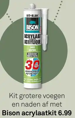 Karwei Bison acrylaatkit aanbieding