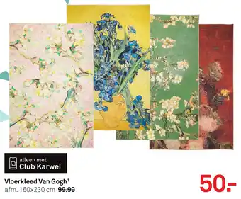 Karwei Vloerkleed Van Gogh aanbieding