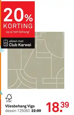 Karwei Vliesbehang Vigo aanbieding
