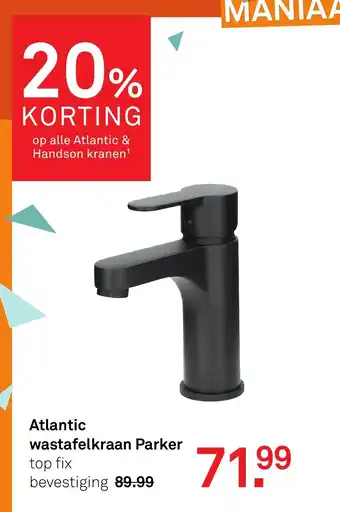 Karwei Atlantic wastafelkraan Parker aanbieding
