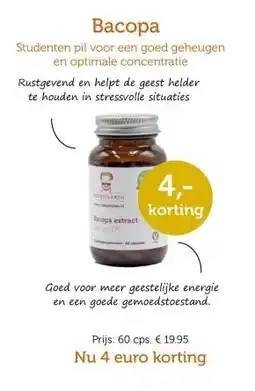 De Rode Pilaren Bacopa aanbieding