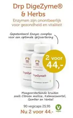 De Rode Pilaren Drp DigeZyme & Herbs aanbieding