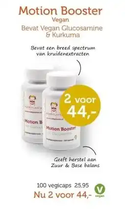 De Rode Pilaren Motion Booster aanbieding