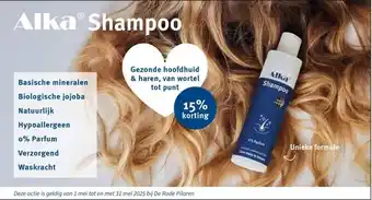 De Rode Pilaren Alka Shampoo aanbieding