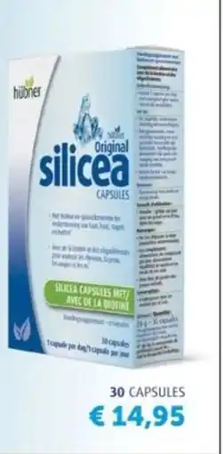 De Rode Pilaren Silicea capsules aanbieding