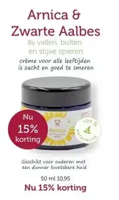 De Rode Pilaren Arnica & Zwarte Aalbes aanbieding