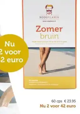 De Rode Pilaren Zomer Bruin aanbieding