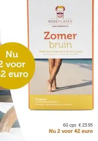 De Rode Pilaren Zomer Bruin aanbieding