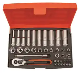 Conrad Bahco SL25L Dopsleutelset 37-delig aanbieding