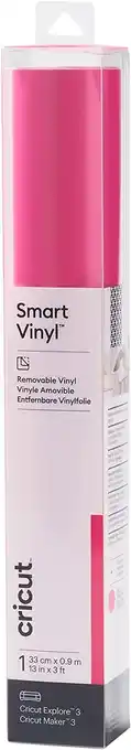 Amazon Cricut Smart Vinyl Verwijderbaar Party Pink 0.9m (3ft) Zelfklevende Rol Voor Explore 3 en Maker 3 aanbieding