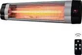 Praxis BRASQ Heater Elektrisch Hangend - Terrasverwarmer Infrarood 2500W - met Afstandsbediening en Timer aanbieding