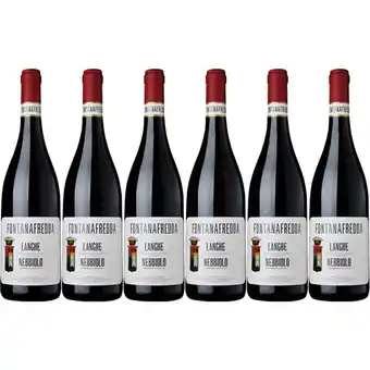 Albert Heijn Fontanafredda Nebbiolo langhe 6 flessen aanbieding