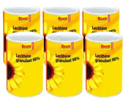 De Online Drogist Bloem Lecithine Granulaat 98% 6x400GR aanbieding