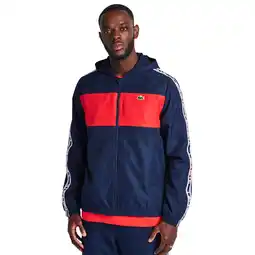 Foot Locker Lacoste Diamond Weave Colorblock Heren Trainingspakken - Navy - Maat: M - Poly Woven - Foot Locker aanbieding