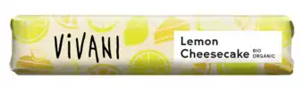 De Online Drogist Vivani Lemon Cheesecake Reep 40GR aanbieding