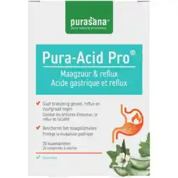 De Online Drogist Purasana Pura-Acid Pro Kauwtablet 20KTB aanbieding