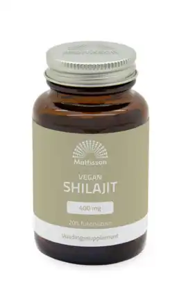 De Online Drogist Mattisson HealthStyle Shilajit capsules 60CP aanbieding