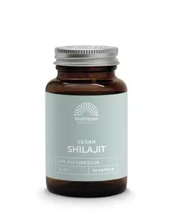 De Online Drogist Mattisson HealthStyle Shilajit capsules 60CP aanbieding