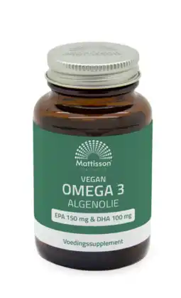 De Online Drogist Mattisson HealthStyle Vegan Omega 3 Algenolie Capsules 60CP aanbieding