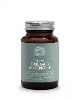 De Online Drogist Mattisson HealthStyle Vegan Omega 3 Algenolie Capsules 60CP aanbieding