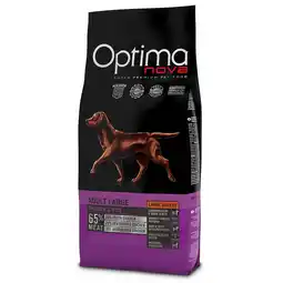 Zooplus 2x12kg nova Large Adult Kip & Rijst Optima Hondenvoer aanbieding