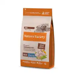 Zooplus Dubbelpak 2x3kg Nature's Variety Healthy Grains Mini Adult Weißfisch Hundefutter trocken aanbieding