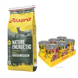 Zooplus 12,5 kg Josera droogvoer + Gratis Josera Natvoer 6 x 400g aanbieding