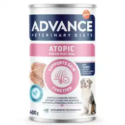 Zooplus Voordeelverpakking: 6x400g Advance Dierendieet Atopisch Medium/Maxi natvoer voor honden aanbieding