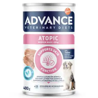 Zooplus Voordeelverpakking: 6x400g Advance Dierendieet Atopisch Medium/Maxi natvoer voor honden aanbieding