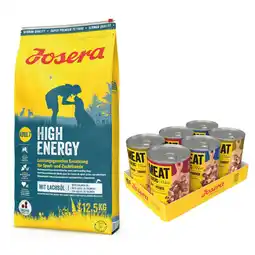 Zooplus 12,5 kg Josera droogvoer + Gratis Josera Natvoer 6 x 400g aanbieding