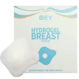De Online Drogist Qey Hydrogel Breast Pads 12ST aanbieding