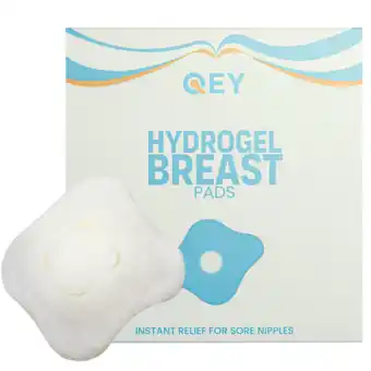 De Online Drogist Qey Hydrogel Breast Pads 12ST aanbieding
