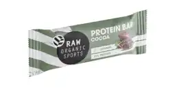 De Online Drogist Raw Organic Sports Protein Bar Cocoa 47GR aanbieding