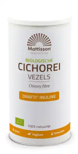 De Online Drogist Mattisson HealthStyle Biologische Chicorei Vezels 275GR aanbieding