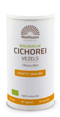De Online Drogist Mattisson HealthStyle Biologische Chicorei Vezels 275GR aanbieding