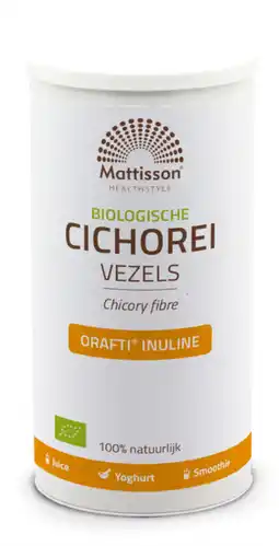 De Online Drogist Mattisson HealthStyle Biologische Chicorei Vezels 275GR aanbieding