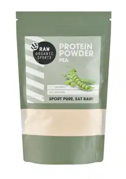 De Online Drogist Raw Organic Sports Protein Powder Pea 250GR aanbieding